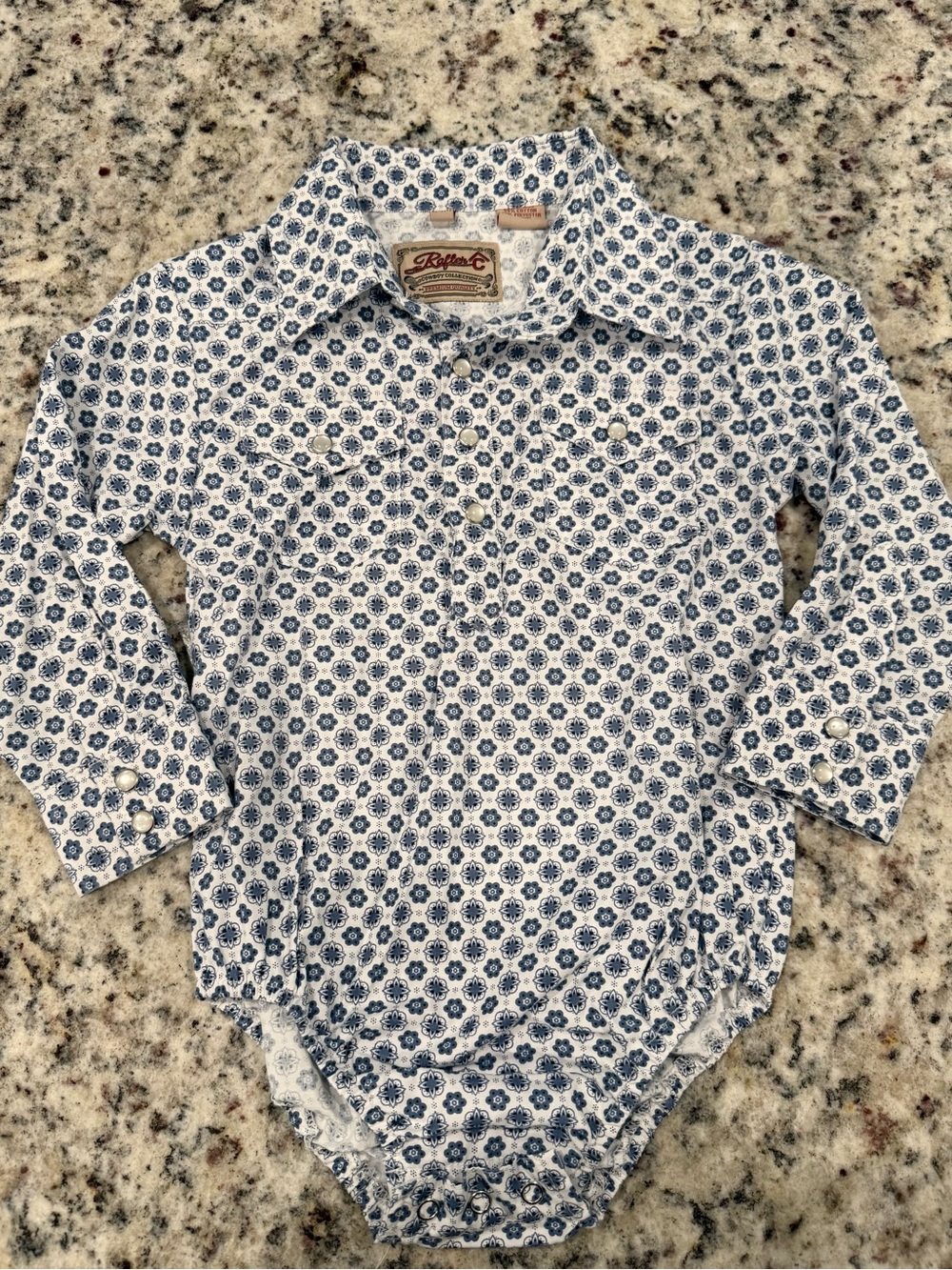 Rafter Baby Boy Long Sleeve Dress Shirt💙